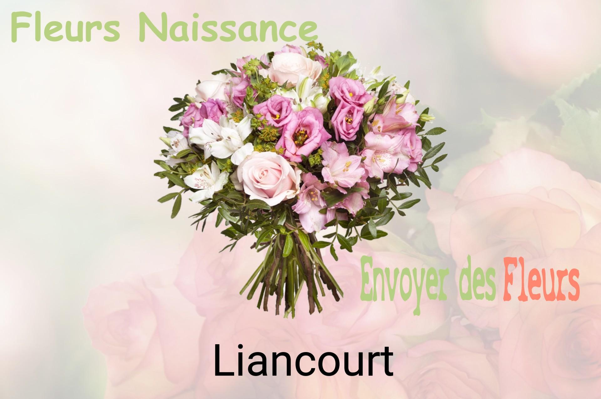 Bouquet de fleurs de naissance livré à Liancourt